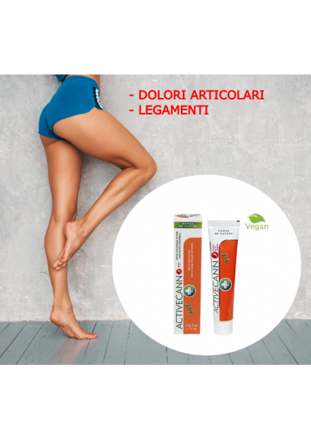 Activecann Riscaldante - Pomata muscoli, legamenti, articolazioni - 75ml - Annabis