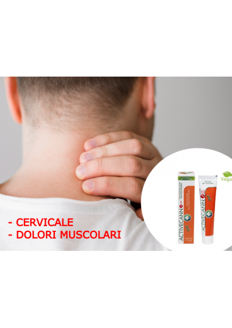 Activecann Riscaldante - Pomata muscoli, legamenti, articolazioni - 75ml - Annabis