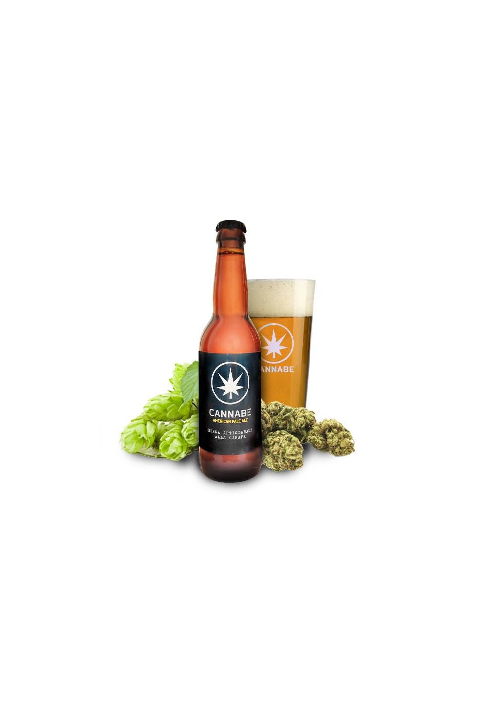 American Pale Ale 6,2% - Birra artigianale 330ml - CannaBe Food