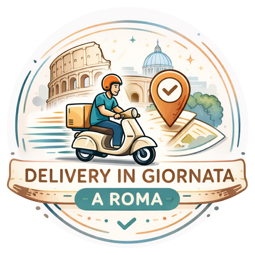 Consegna in giornata a Roma