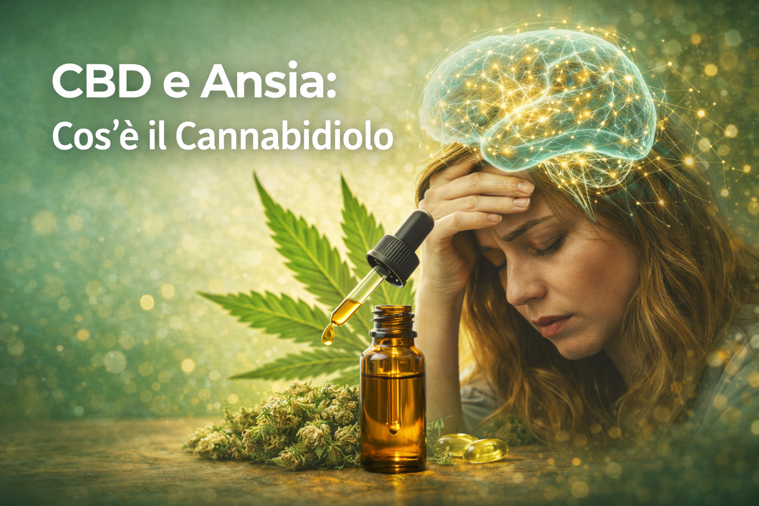 CBD e Ansia: Cos'è il Cannabidiolo